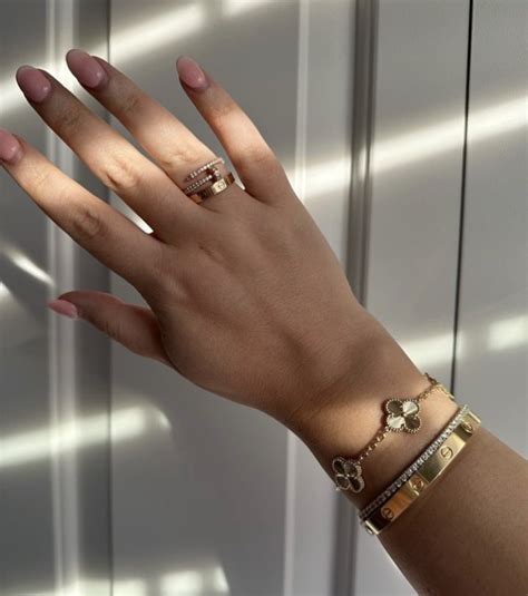 dupe cartier nail bracelet|cartier love ring silver dupe.